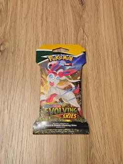Pokemon Evolving Skies Sleeved Booster Pack (Sylveon) Factory Sealed - Image 1