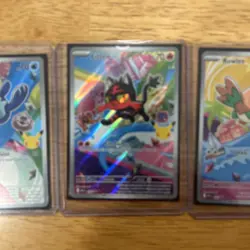 Pokemon TCG First Partner Illustration Series 1 Rowlet Litten Popplio - Image 3