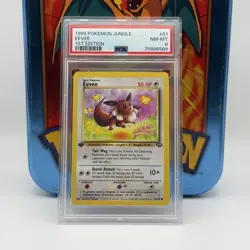 1999 Pokemon Jungle 1st Edition PSA Lot - Eevee 8 Paras 7 Spearow 8 - Image 2