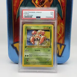 1999 Pokemon Jungle 1st Edition PSA Lot - Eevee 8 Paras 7 Spearow 8 - Image 4