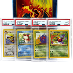 1999 Pokemon Jungle 1st Edition PSA Lot - Weepinbell 8 Venonat 9 Goldeen 8 - Image 1