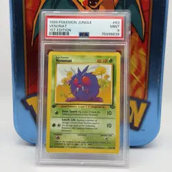 1999 Pokemon Jungle 1st Edition PSA Lot - Weepinbell 8 Venonat 9 Goldeen 8 - Image 4