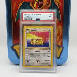 1999 Pokemon Jungle 1st Edition PSA Lot - Persian 9 Exeggcute 9 Tauros 8 - Image 2