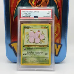 1999 Pokemon Jungle 1st Edition PSA Lot - Persian 9 Exeggcute 9 Tauros 8 - Image 4