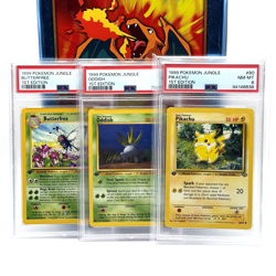 1999 Pokemon Jungle 1st Edition PSA Lot - Pikachu 8 Oddish 9 Butterfree 8 - Image 1