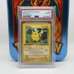 1999 Pokemon Jungle 1st Edition PSA Lot - Pikachu 8 Oddish 9 Butterfree 8 - Image 2