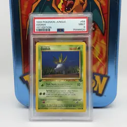 1999 Pokemon Jungle 1st Edition PSA Lot - Pikachu 8 Oddish 9 Butterfree 8 - Image 4