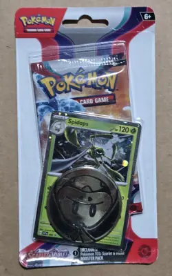 2023 Pokemon Scarlet & Violet Spidops Blister Pack Sealed - Image 1