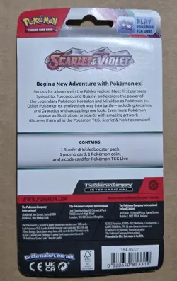 2023 Pokemon Scarlet & Violet Spidops Blister Pack Sealed - Image 2