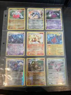 Pokemon Card Lot 9 Vintage Rare Reverse Holos 🔥LP - HP 2007-2010 DP era - Image 1