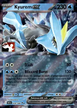 1x Kyurem ex (#028/086) - Holofoil NM Eng Pokemon - Prize Pack Series - Image 1