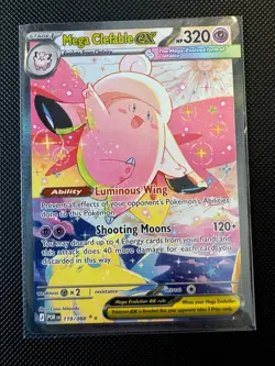 Pokemon Mega Clefable EX Holo Perfect Order SAR 119/88 - Image 1