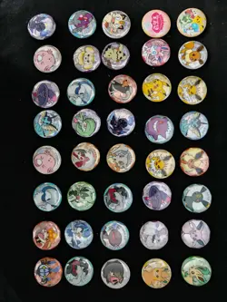 2026 Pokemon TCG S-Chinese Glaceon Jolteon Sylveon Pikachu Badge Lot*40#1 LU57 - Image 2