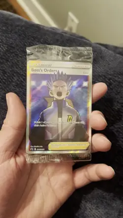 Pokemon Boss's Orders SWSH251 SEALED 4 Cards-1x Full Art-3x Holo Pokemon Card - Image 2