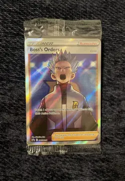 Pokemon Boss's Orders SWSH251 SEALED 4 Cards-1x Full Art-3x Holo Pokemon Card - Image 3