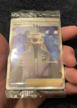 Pokemon Boss's Orders SWSH251 SEALED 4 Cards-1x Full Art-3x Holo Pokemon Card - Image 5