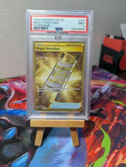 Night Stretcher 2024 Pokemon SSP EN HR #251 MINT PSA 9 - Image 1