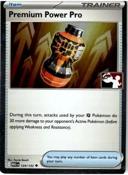 1x Premium Power Pro (#124/132) - Holofoil NM Eng Pokemon - Prize Pack Series - Image 1