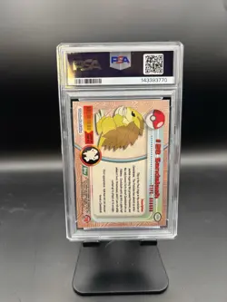 1999 Sandslash Topps Tv Pokemon #28 PSA 8 - Image 2