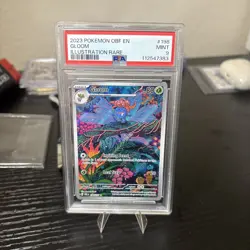 2023 Pokemon Obf EN-Obsidian Flames Gloom Illustration Rare PSA 9 #198 - Image 4