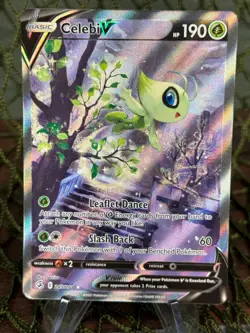 CELEBI V ~ 245/264 ~ Pokemon TCG: Fusion Strike FULL ART RARE SIR - Image 1