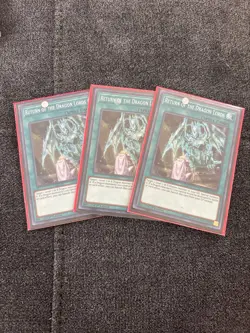 Return of the Dragon Lords LCKC-EN074 x3 Legendary Collection Kaiba-1st... - Image 1