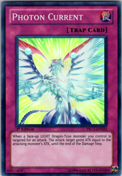 Yugioh Photon Current PRC1-EN023 Super Rare 1st - LP - Image 1