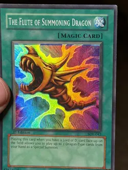 The Flute of Summoning Dragon SDK-042 FOIL SHIFT ERROR 1st Edition Yu-Gi-Oh - Image 5