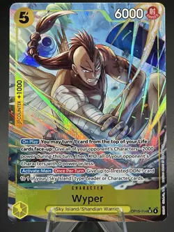 One Piece TCG - Wyper (Alt Art) OP15-114 SR - Adventure on Kami’s Island - OP15 - Image 1