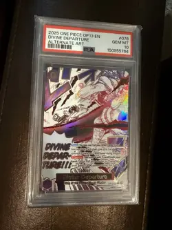 Namco Divine Departure Alternate Art Foil Rare OP13-076 PSA 10 - Image 1