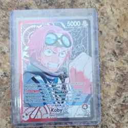 Bandai Koby One Piece CCG A Fist of Divine Speed OP11-001 Leader Alt Art Foil - Image 1