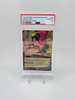 2024 Lorcana D23 Collection PSA 10 Sequential Set + Mickey Sorcerer PSA10 & Pin - Image 2