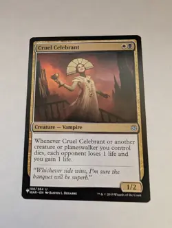 Magic: The Gathering Creature Cruel Celebrant MTG NM Uncommon Regular - Image 1