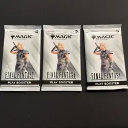 3 (THREE) - Final Fantasy Magic the Gathering Play Booster Packs MTG - Image 1