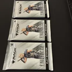 3 (THREE) - Final Fantasy Magic the Gathering Play Booster Packs MTG - Image 2