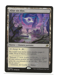 GODLESS SHRINE EoE Magic Spanish Near Mint Altar Sin Dios MTG - Image 1