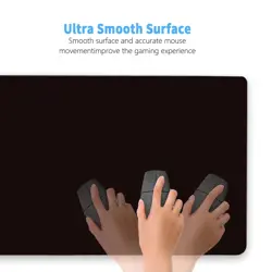 TCG Playmat, Black MTG Game Mat, Mousepad Compatible for MTG Trading Card Gam... - Image 4