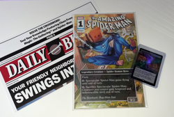 PAX West 2025 MTG Magic The Gathering Spider-Man Promo Comic & Sinister Six Card - Image 1