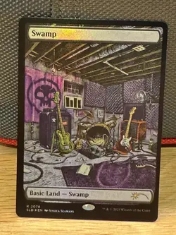 Mtg Secret Lair KEXP - Swamp 2078 - Foil -NM - Image 1