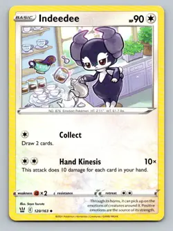 2021 Pokemon Card Battle Styles Indeedee 120/163 - Image 1