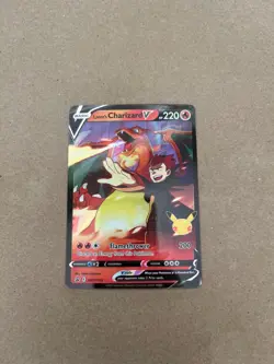 Lance's Charizard V Pokemon Celebrations SWSH133 Black Star Promo NM - Image 1