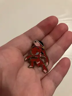 1x Pokemon Nintendo Officially Licensed 1" Red Genesect Collector's Pin - Image 1
