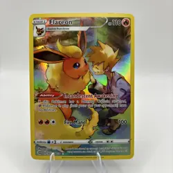 Flareon & Blue TG01/TG30 Brilliant Stars Trainer Gallery NM Rare Pokemon Card - Image 1