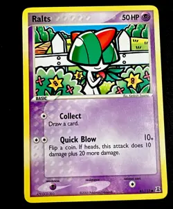 Ralts 81/113 NM Card Pokemon EX Delta Species Near Mint - Image 1