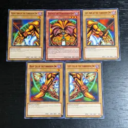 Exodia the Forbidden One COMPLETE 5 Card Set DL11 RED Yugioh - Image 2