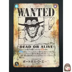 [NM] Portgas D. Ace ONE PIECE Card Japan OP13-119 SEC Carrying on His Will 19A63 - Image 1