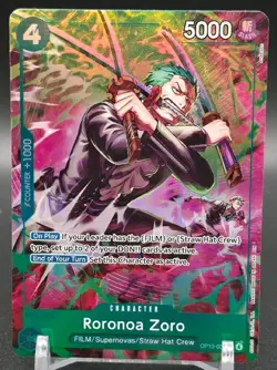 One Piece Adventure on Kami's Island - Roronoa Zoro TR (OP13-037) NM - Image 1