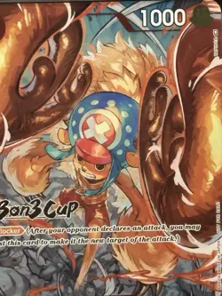 2023 ONE PIECE PROMOS #006 TONY TONY CHOPPER 3 ON 3 CUP TOP PRIZE PSA 10 - Image 2