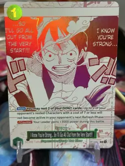 Monkey.D.Luffy (Parallel) OP13-040 R | Promo Treasure Campaign | One Piece TCG - Image 1