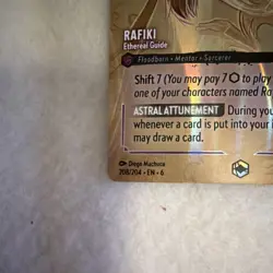 Disney Lorcana Rafiki Ethereal Guide Enchanted Foil 208/204 The Lion King - Image 3
